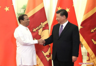 Xi Meets Sri Lankan President