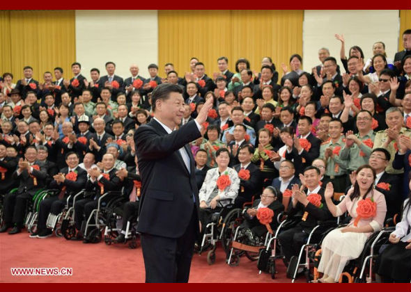 Xi Meets Role Models with Disabilities, Their Outstanding Su